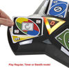 Picture of UNO Triple Play Family Card Game with Card-Holder Unit with 3 Modes, Lights & Sounds & 112 Cards for Kid, Teen, Family & Adult Game Night, Gift for Ages 7 Years & Older