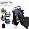 Picture of INBIKE Breathable Mesh Motorcycle Gloves Touchscreen with TPR Palm Pad Hard Knuckles Black Medium