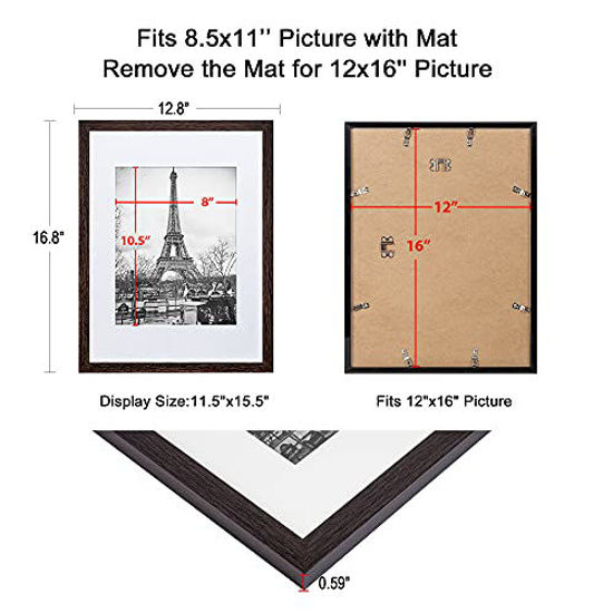 GetUSCart- upsimples 12x16 Picture Frame Set of 5,Display Pictures 8 ...