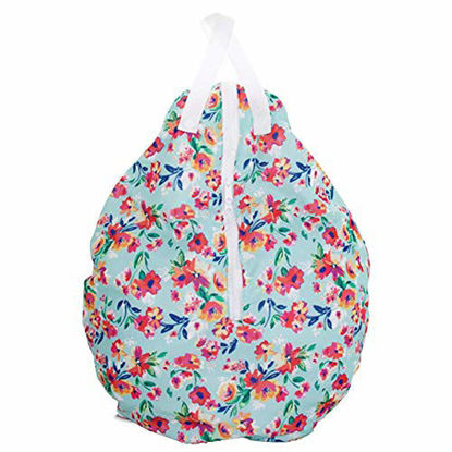 Picture of Hanging Wet Bag (Aqua Floral)