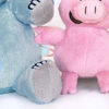 Picture of YOTTOY Mo Willems Collection | Pair of Elephant & Piggie Soft Stuffed Animal Plush Toys - 7 & 5 Sitting