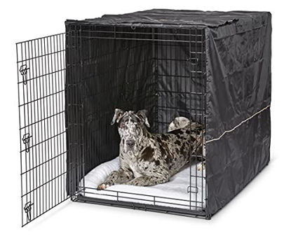 Picture of MidWest Homes for Pets XXL 54-Inch Dog Crate Cover, Privacy Dog Crate Cover Designed to Fit Midwest Ginormous Dog Crate Models SL54 & SL54DD, Machine Wash & Dry, Gray, 54-Inch