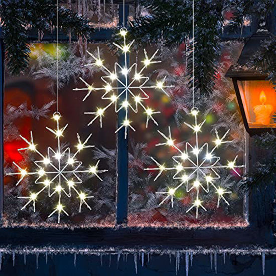 Indoor/Outdoor LED Warm White Twinkle Curtain Lights