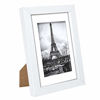 Picture of upsimples 5x7 Picture Frame Set of 10,Display Pictures 4x6 with Mat or 5x7 Without Mat,Multi Photo Frames Collage for Wall or Tabletop Display,White