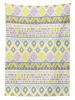 Picture of Ambesonne Tribal Tablecloth, Geomeric Patterned Chevron Coachella Inspired Image, Dining Room Kitchen Rectangular Table Cover, 52" X 70", Blue