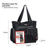 Picture of SoHo Time Square Diaper Bag Tote 9Pc, Black