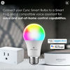 Picture of GE Lighting Cync Full Color BR30 LED Smart Light Bulbs with Bluetooth and Wi-Fi, 65W Replacement, Works with Alexa + Google Home Without Hub, 2-Pack (New for 2021)