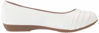 Picture of CLIFFS BY WHITE MOUNTAIN Clara Women's Ballet Flat, White/Burnished/Smooth, 7 W