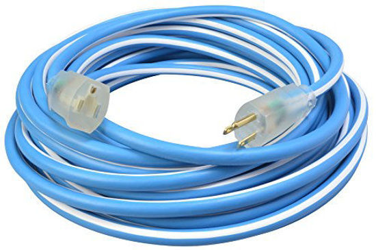 Picture of Southwire 1437SW0061 14/3 25' SJEOW Supreme Extension Cord, Blue/White