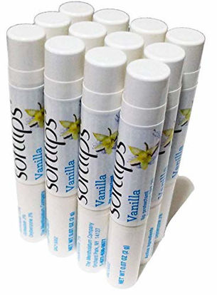 Picture of Softlips Lip Balm Protectant SPF 20, Vanilla (Pack of 12 Sticks)