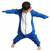 Picture of OGU' DEAL Shark Onesie Sleepwear for Kids Animal Costume Halloween Hooded Jumpsuit with Pockets(Shark,115)