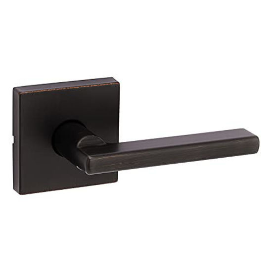 Picture of Kwikset Halifax Passage Door Lever for Hall and Closet Doors with Microban in Venetian Bronze