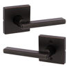 Picture of Kwikset Halifax Passage Door Lever for Hall and Closet Doors with Microban in Venetian Bronze