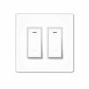 Picture of MOES WiFi Smart Light Switch,2 Gang No Screw Panel Smart Life/Tuya App Wireless Remote Control Wall Switch Timer for Lights,Compatible with Alexa,Google Home, Neutral Wire Required, No Hub Required