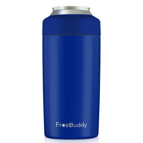 Picture of Frost Buddy Universal 2.0 5 Sizes in 1 Insulated Can Cooler, Stainless Steel Can Cooler for 12 oz & 16 oz Regular or Slim Cans & Bottles, Royal Blue