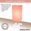 Picture of Table Lamp 14" Coral with Fast Charge USB Port and Pull Chain by MissionMax