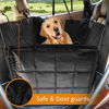 Picture of Bark Lover Dog Car Seat Covers Hammock for Cars Trucks SUV - Waterproof Pet Car Seat Protector for Backseats, More Durable Zippered Side Flaps Ensure Dog Travel Safety,Black Regular