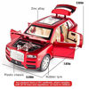 Picture of BDTCTK 1/24 Scale Rolls-Royce Cullinan SUV Model Car Toy, Zinc Alloy Pull Back Toy car with Sound and Light for Kids Boy Girl Gift(Red)