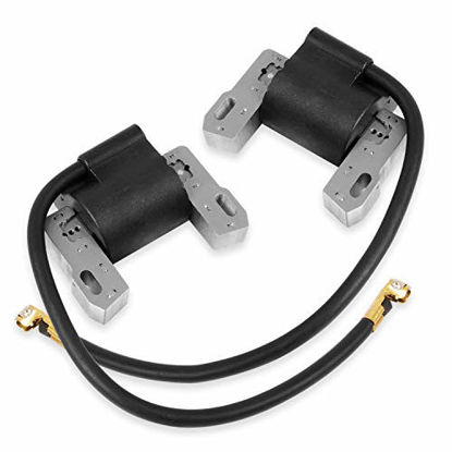 Picture of 2Pcs Ignition Coil 592846 Compatible with Briggs & Stratton Intek V-Twin 18-22HP Engine,Replaces 799651 691060 401577