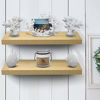 Picture of Sorbus Floating Shelf - Hanging Wall Shelves Decoration - Perfect Trophy Display, Photo Frames - Extra Long 24 Inch (Maple Wood)