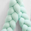 Picture of Soft Knot Pillow Decorative Baby Bedding Sheets Braided Protective Linear Pillow Cushion (Mint, 78.7INCH)