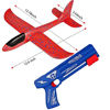 Picture of FLORONG 3 Airplane Toy,One-Click Ejection Model Foam Airplane with 3 Pack Large Throwing Foam Plane,Flying Toy for Kids