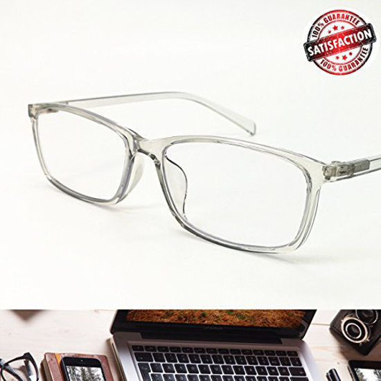 Picture of Reading Glasses 2.0 Blue Light Blocking Reader Gaming Screen Digital Eyeglasses Anti Glare Eye Strain Transparent Lens UV Light Weight for Women Men