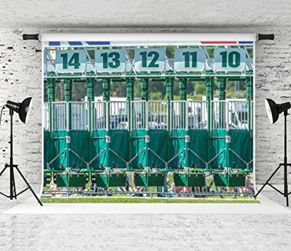 Picture of Kate 7x5ft Racecourse Backdrop for Kentucky Derby Background Horse Race Photo Backdrops