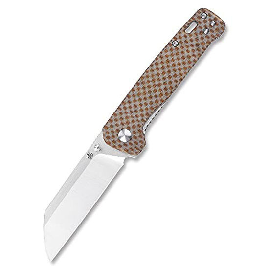 Picture of QSP Penguin Pocket Knife,D2 blade,Various Handle Option,Browm Texture Handle Version