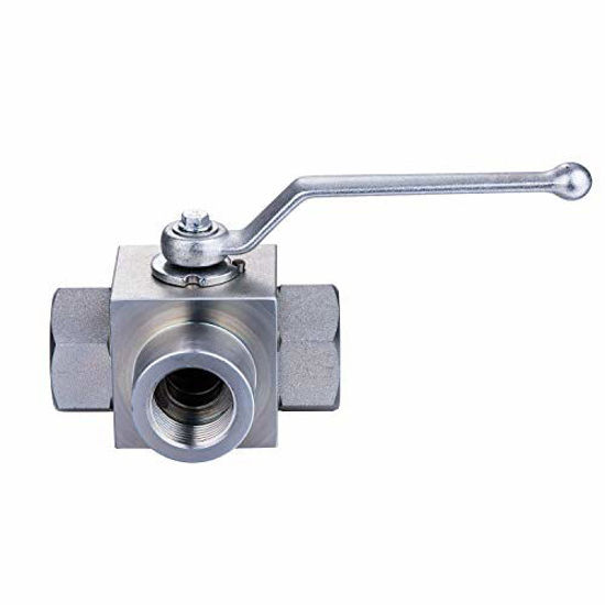 GetUSCart- Taixin 3way High Pressure Ball Valve 3/8 inch NPT Female ...