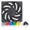 Picture of Noctua NF-A12x25 PWM chromax.Black.swap, Premium Quiet Fan, 4-Pin (120mm, Black)