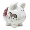 Picture of Child to Cherish Ceramic Piggy Bank for Boys (Barnyard)