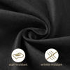 Picture of Ascoza 2pack 90x132 Inch Black Rectangular Tablecloth in Polyester Fabric for Wedding/Banquet/Restaurant/Parties