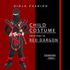 Picture of Ninja Costume for Boys, Halloween Deluxe Costume With Ninja Foam Accessories Toys Set for Kids