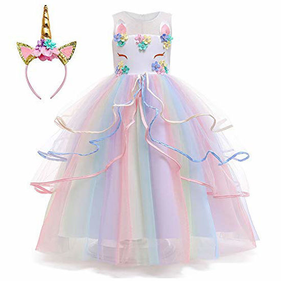 Unicorn Birthday Dresses for Girls | Baby Unicorn Photoshoot Outfit – Belle  Threads