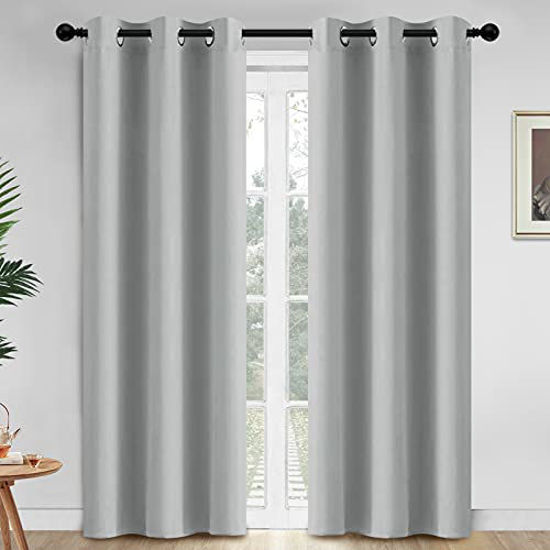 GetUSCart- Yakamok 84 Inch Length Blackout Curtains for Bedroom