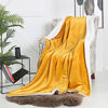 Picture of SOCHOW Sherpa Fleece Throw Blanket, Double-Sided Super Soft Luxurious Plush Blanket Twin Size, Mustard Yellow