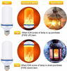 Picture of OMK - LED Flame Effect Fire Light Bulbs - Newest Upgraded 4 Modes Flickering Fire Simulated Lamps - E26 Base LED Bulb - Energy Efficient Fire Lights for Indoor/Outdoor Decoration (Yellow 4)