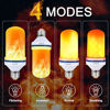 Picture of OMK - LED Flame Effect Fire Light Bulbs - Newest Upgraded 4 Modes Flickering Fire Simulated Lamps - E26 Base LED Bulb - Energy Efficient Fire Lights for Indoor/Outdoor Decoration (Yellow 4)