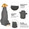 Picture of Etdane Dog Onesie Prevent Shedding Hair Surgery Recovery Suit Pet's Bodysuit Sport Shirt Reduce Anxiety Jumpshirt Gray/XXXL