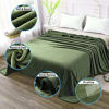 Picture of Soft Blanket King Size Fleece Warm Fuzzy Throw Blankets for The Bed Sofa Lightweight 350GSM HOZY Green 90" 108"