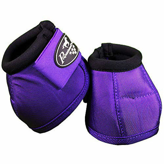 Picture of Professionals Choice Equine Ballistic Hoof Overreach Bell Boot, Pair (Medium, Purple)