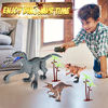 Picture of FINGUARD Remote Control Dinosaur, Electronic Realistic Walking Remote Dinosaur, RC Velociraptor Pets Robot Dinosaur Toys for Kids 3-5 with Lights and Roaring Sounds, Toy Gift for 3 4 5 6 7+ Boys Girls