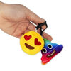 Picture of Dreampark Emoticon Keychain Mini Cute Plush Pillows, Party Favors for Kids Valentine's Day Gifts / Birthday Party Supplies, Emoticon Gifts Toys Carnival Prizes for Kids (64 Pack)