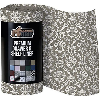 Drawer and Shelf Liner, Non Adhesive Roll, 20 inch x 30 ft, Durable and Strong, Grip Liners for Drawers, Shelves, Cabinets, Storage, Kitchen and Desks