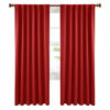 Picture of Deconovo Red Blackout Curtains, Back Tab and Rod Pocket Red Curtains for Christmas, 52x84 Inch, True Red, 2 Panels, Thermal Insulated Room Darkening Curtains for Living Room