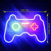 Picture of LED Game Neon Sign Gamepad Shape LED Sign Light Gamer Gift for Teen Boys Game Room Decor Bedroom Wall Gaming Wall Decoration Playstation Light Up Signs Accessories Video Game Battle Station Wall Signs