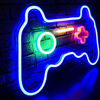 Picture of LED Game Neon Sign Gamepad Shape LED Sign Light Gamer Gift for Teen Boys Game Room Decor Bedroom Wall Gaming Wall Decoration Playstation Light Up Signs Accessories Video Game Battle Station Wall Signs