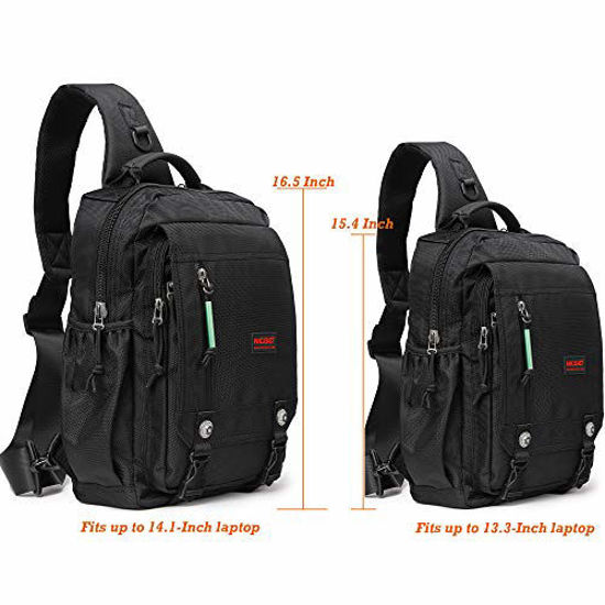 NICGID Sling Bag Chest Shoulder Backpack Crossbody Bags for Men Women