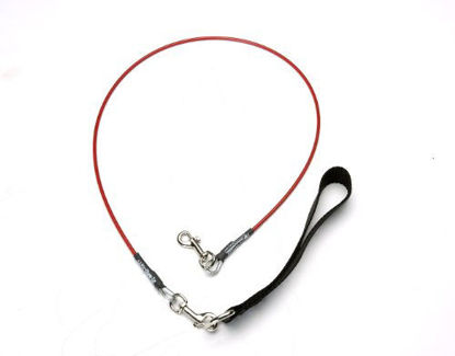 Picture of VirChewLy Indestructible Leash for Dogs, 5.6', Extra Small, Red